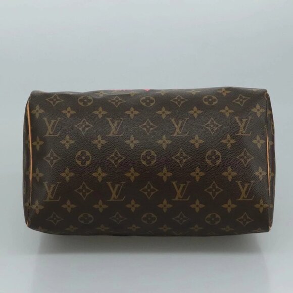 LOUIS VUITTON Monogram V Line Speedy 30 Hand Bag M41533 LV Auth 105968A - Picture 7 of 16